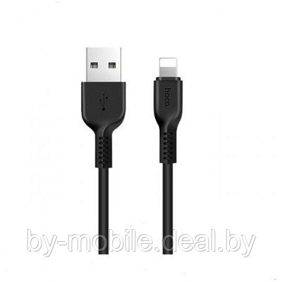 USB кабель Hoco X13 Lightning для зарядки и синхронизации (черный) 1 метра