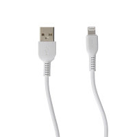 USB кабель Hoco X13 Lightning для зарядки и синхронизации (белый) 1 метра