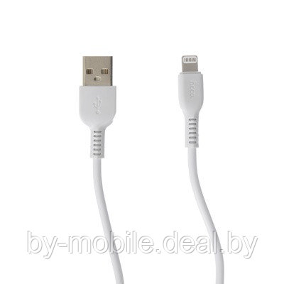 USB кабель Hoco X13 Lightning для зарядки и синхронизации (белый) 1 метра - фото 1 - id-p121206855