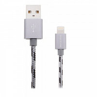 USB кабель Borofone BX24 lightning для зарядки и синхронизации (серый) 1 метра