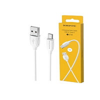 USB кабель Borofone Bx19 Type-C для зарядки и синхронизации (черный) 1 метра