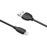 USB кабель Borofone BX20 ligtning для зарядки и синхронизации (черный) 1 метра