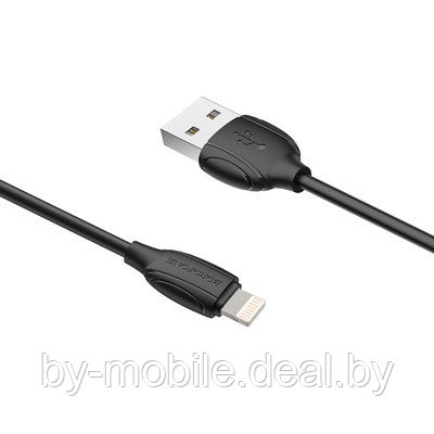 USB кабель Borofone BX20 ligtning для зарядки и синхронизации (черный) 1 метра - фото 1 - id-p122649649