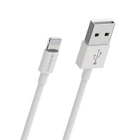 USB кабель Borofone BX22 Lightning для зарядки и синхронизации (белый) 1 метра