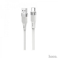 USB кабель Hoco U72 Type-C для зарядки и синхронизации (белый) 1,2 метра