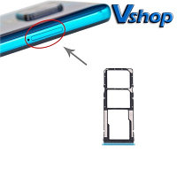 Cим-лоток (Sim-слот) Xiaomi Redmi Note 9 (зеленый)