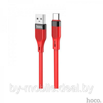 USB кабель Hoco U72 Micro для зарядки и синхронизации (красный) 1,2 метра - фото 1 - id-p123010963