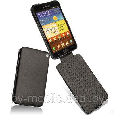 Чехол книжка valenta Samsung N900 Galaxy Note 3 чёрный (кожа) - фото 1 - id-p23995037