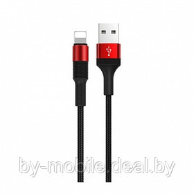 USB кабель Borofone BX21 Lightning для зарядки и синхронизации (черный) 1 метра