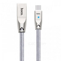 USB кабель Hoco U9 Micro для зарядки и синхронизации (серебро) 1,2 метра