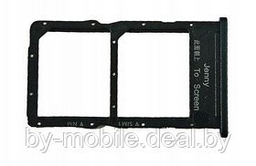 Cим-лоток (Sim-слот) Huawei P40 lite (полночный черный)