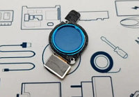 Сканер отпечатка пальца Huawei Y7 (2019) DUB-LX1 (синий)