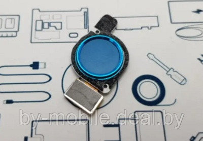 Сканер отпечатка пальца Huawei Y7 (2019) DUB-LX1 (синий) - фото 1 - id-p178318895