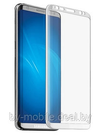 Защитное стекло Samsung Galaxy s8+(plus) белый 5D