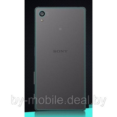 Задняя крышка (стекло) для Sony Xperia Z5 серый - фото 1 - id-p88429860