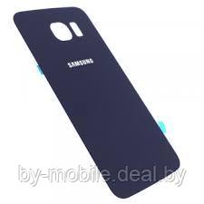 Задняя крышка (стекло) для Samsung Galaxy S6 темно-синяя - фото 1 - id-p88850112