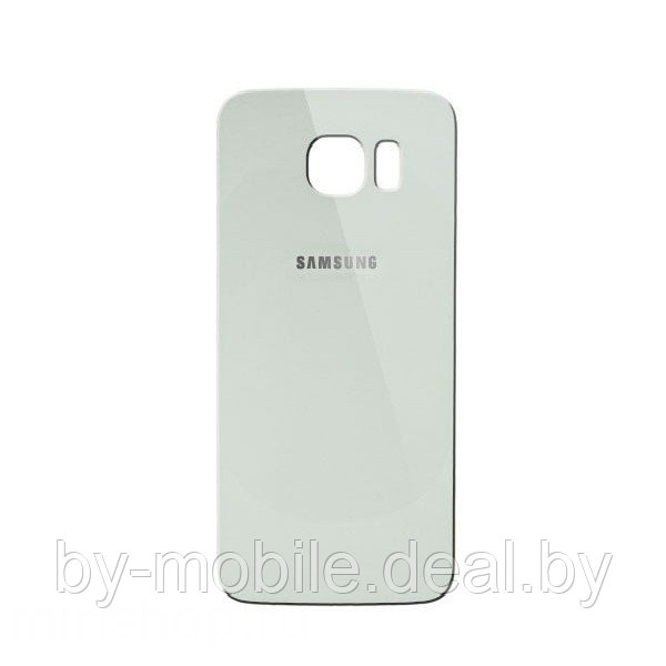 Задняя крышка (стекло) для Samsung Galaxy S6 белая - фото 1 - id-p88858496