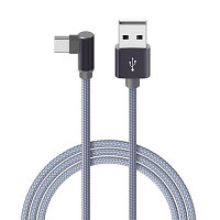 USB кабель Borofone BX26 Type-C для зарядки и синхронизации (металлически-серый) 1 метра