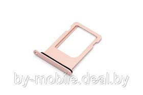Cим-лоток (Sim-слот) Apple iPhone 7 plus розовый