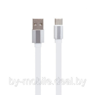 USB кабель Borofone BU8 Type-C для зарядки и синхронизации (белый) 1,2 метра - фото 1 - id-p128600636