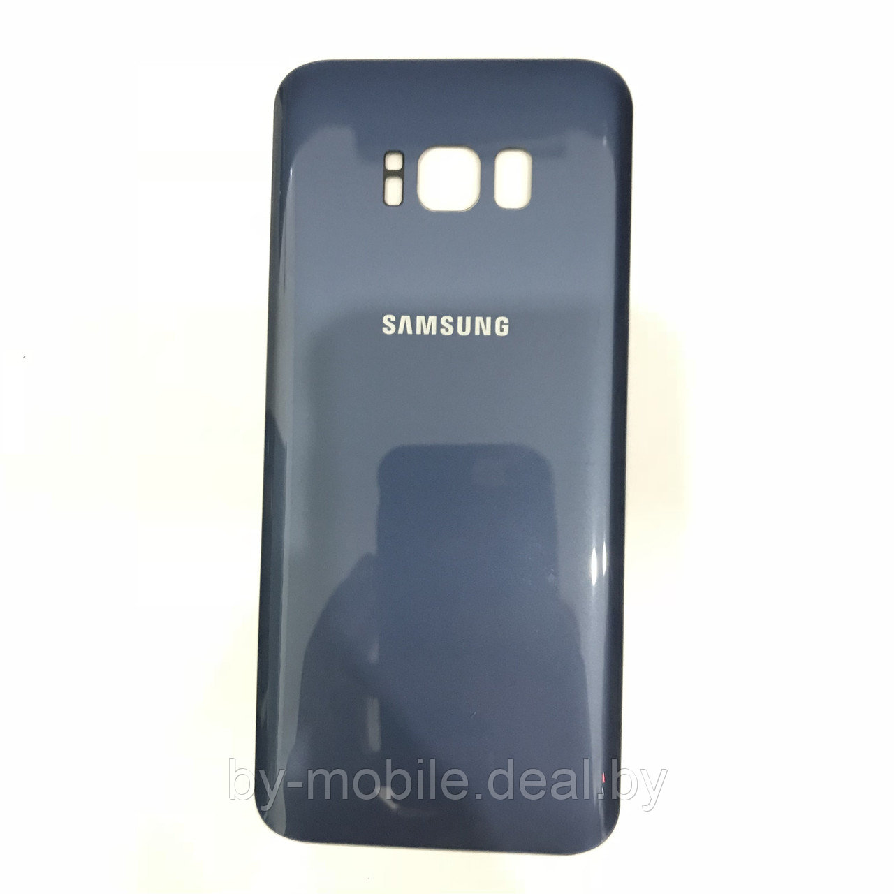Задняя крышка для (стекло) Samsung Galaxy S8+ (G955FD) синяя - фото 1 - id-p91895759