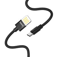 USB кабель Hoco U55 Type-C для зарядки и синхронизации (черный) 1,2 метра