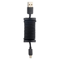 USB кабель Hoco U12 Lightning для зарядки и синхронизации (черный) 1 метра