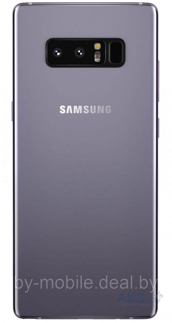 Задняя крышка (стекло) для Samsung Galaxy Note 8 (SM-N950F) серебристая - фото 1 - id-p96192013