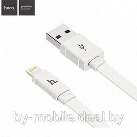 USB кабель Hoco x5 Lightning для зарядки и синхронизации (белый)