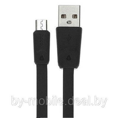 USB кабель Hoco x9 Micro для зарядки и синхронизации (черный) 2 метра - фото 1 - id-p130287255
