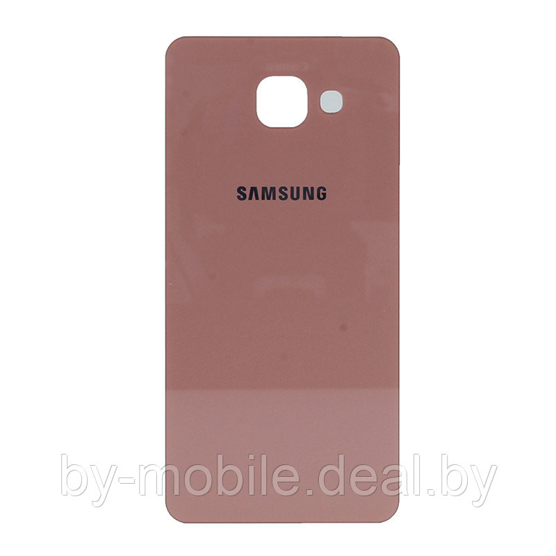Задняя крышка (стекло) для Samsung Galaxy A5 (2016) A510F розовая