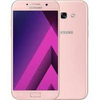 Задняя крышка (стекло) для Samsung Galaxy A3 (2017) A320F розовая