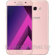 Задняя крышка (стекло) для Samsung Galaxy A3 (2017) A320F розовая - фото 1 - id-p97254078