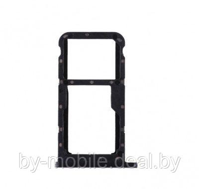 Cим-лоток (Sim-слот) Huawei P20, P20 PRO черный - фото 1 - id-p187153542