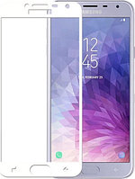 Защитное стекло Samsung Galaxy J4 (2018) белый 5D