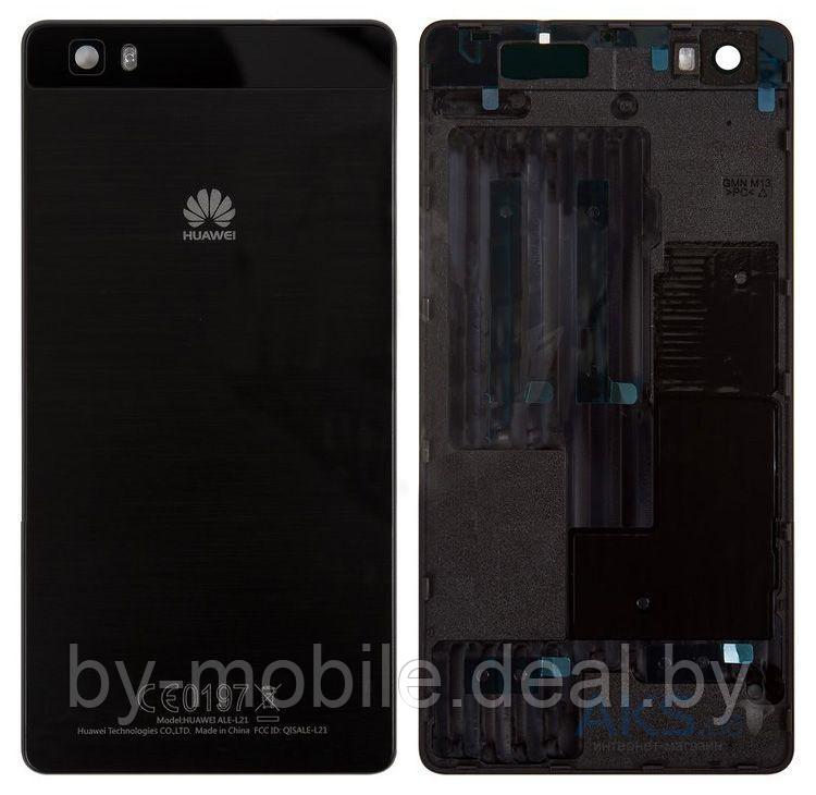 Задняя крышка для Huawei Ascend P8 Lite черная - фото 1 - id-p100010694