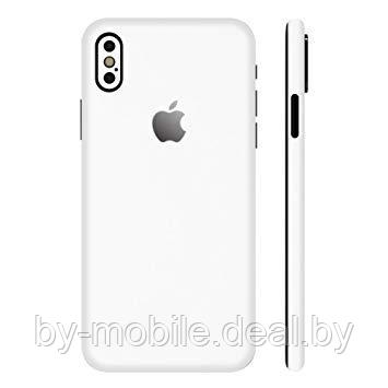 Задняя крышка (стекло) для Apple iPhone X серебристая - фото 1 - id-p100010698