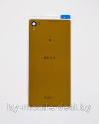 Задняя крышка (стекло) для Sony Xperia Z4,Z3+ золотая - фото 1 - id-p100010696