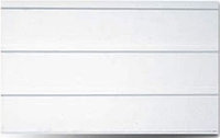 ПВХ вагонка трехсекционная Альт Профиль декор Белый 241 3000x240x8мм