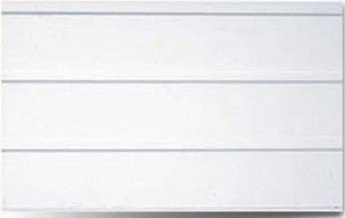 ПВХ вагонка трехсекционная Альт Профиль декор Белый 241 3000x240x8мм