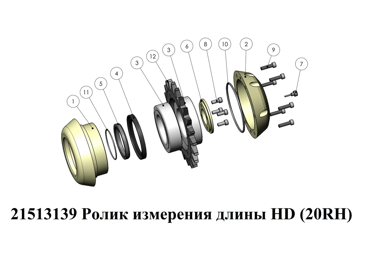 Ролик измерения длины 21513139