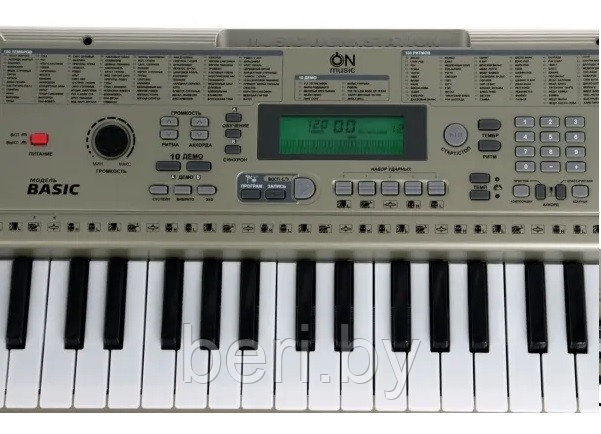 MQ 807 USB Детский синтезатор, пианино с микрофоном, от сети, 54 клавиши, электронная клавиатура - фото 8 - id-p62525206