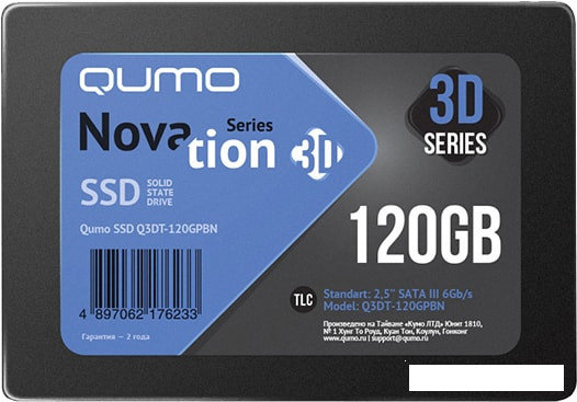SSD QUMO Novation 3D 120GB Q3DT-120GPBN, фото 2