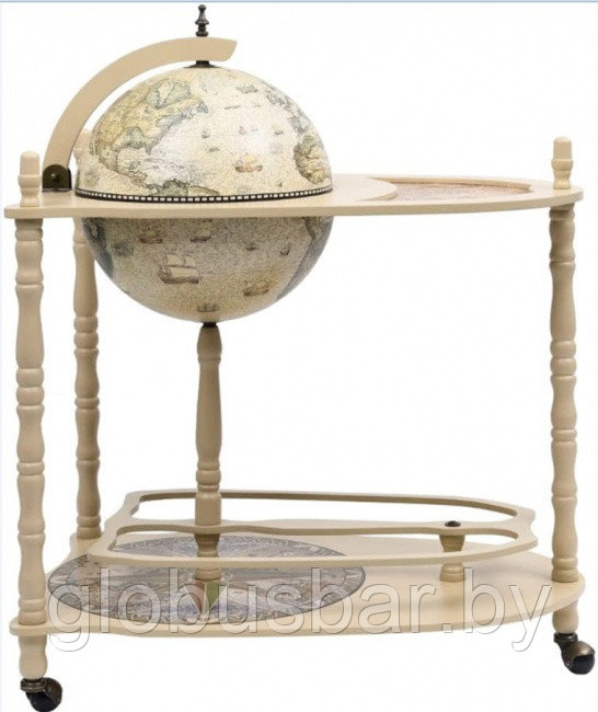 Глобус-бар со столиком, сфера 33 см
