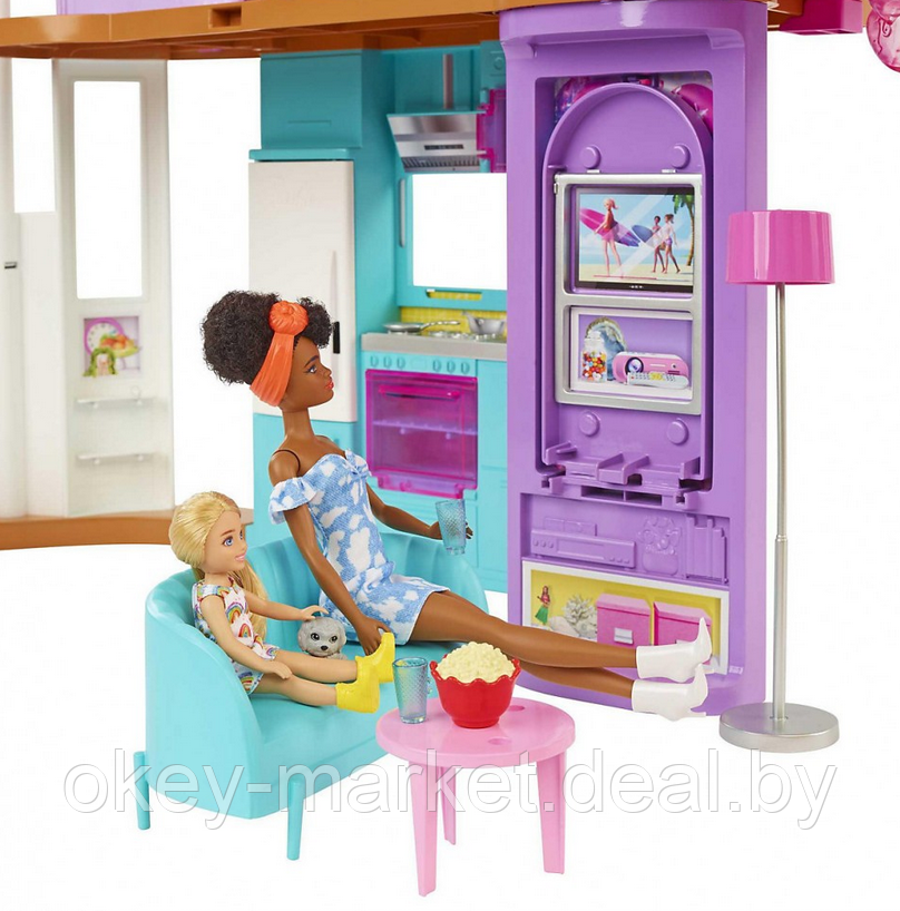 Игровой набор Дом Barbie Малибу HCD50 - фото 7 - id-p195804925