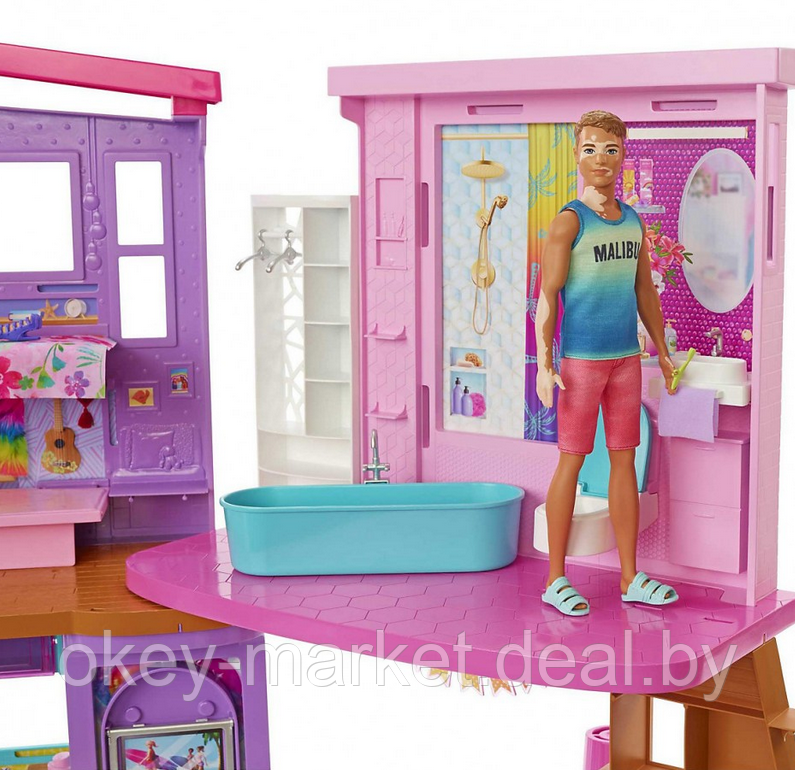 Игровой набор Дом Barbie Малибу HCD50 - фото 8 - id-p195804925