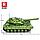 Радиоуправляемый Конструктор Reobrix, военные танки на радиоуправлении, немецкие танки 2 мировой войны 1516 де, фото 3