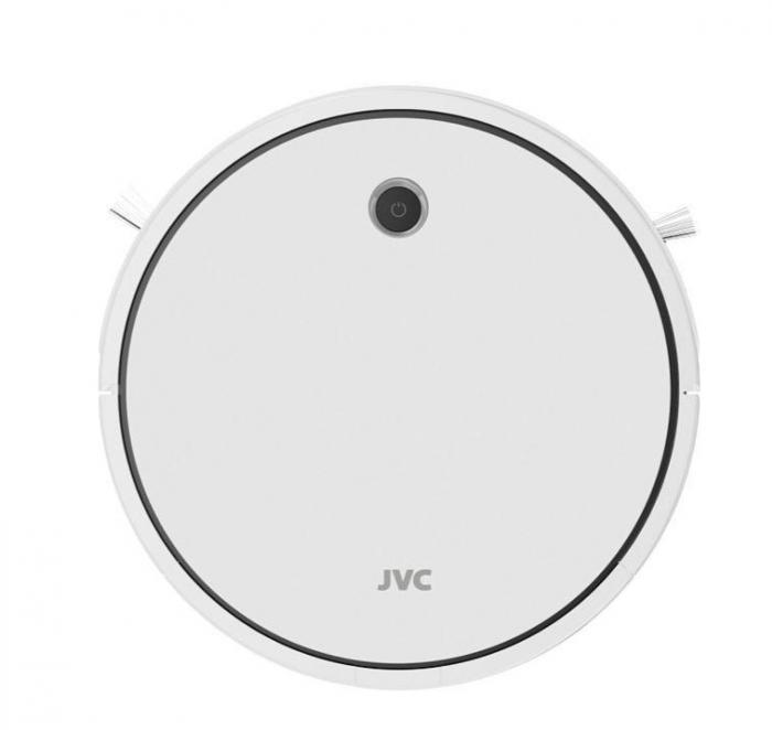 Робот пылесос с голосовым управлением турбощеткой управляемый с телефона JVC JH-VR510 белый - фото 1 - id-p195805655
