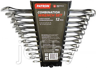 Набор ключей комбинированных 12 предметов PATRON P-5121MP