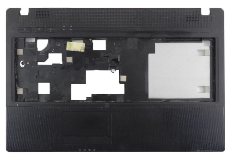 Верхняя часть корпуса (Palmrest) Lenovo G565, G560 с тачпадом, черная (с разбора)